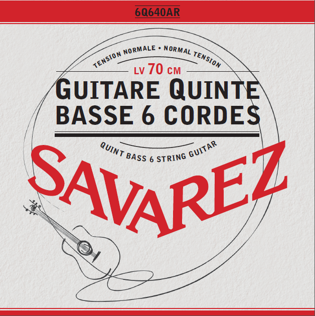 Quint bass 6 strings guitar (Bariton) Normal Tension 6Q640AR