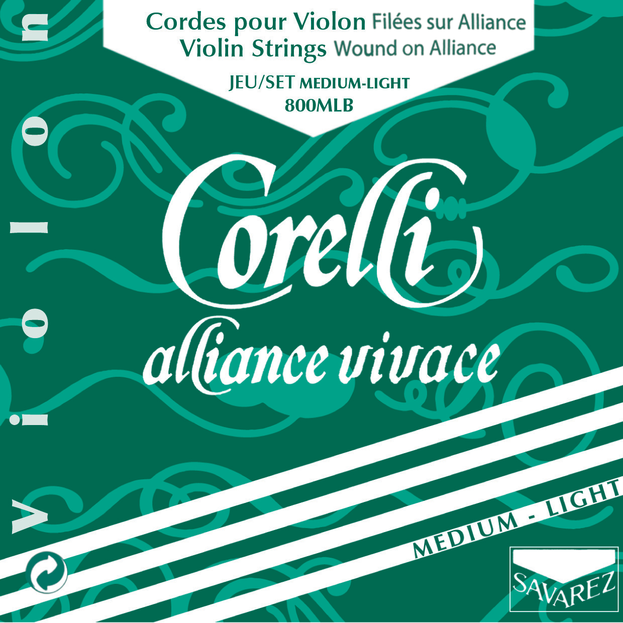 CORELLI ALLIANCE VIVACE MEDIUM LIGHT 800MLB VIOLIN