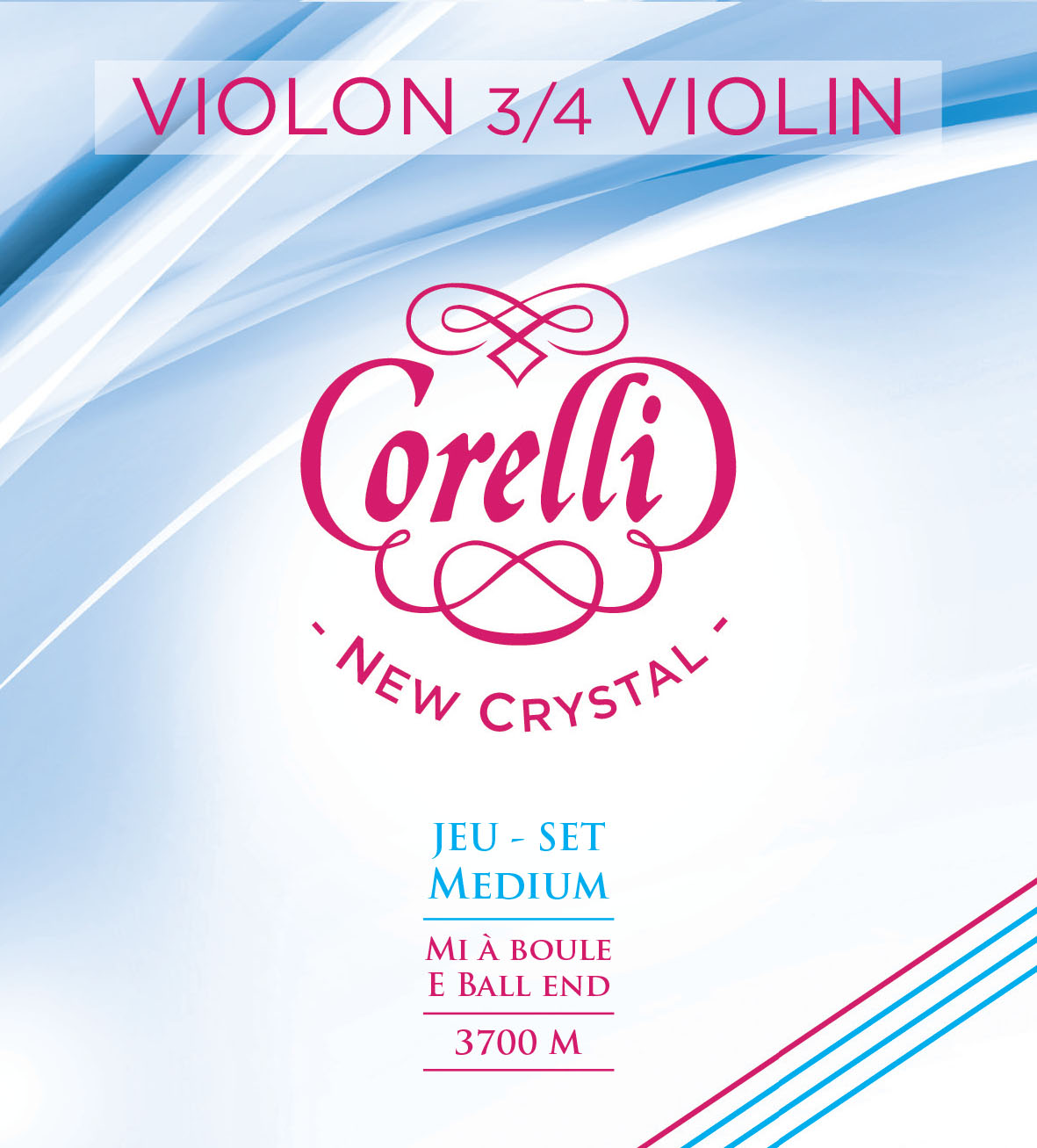 CORELLI NEW CRYSTAL MEDIUM 3700M Violon 3/4