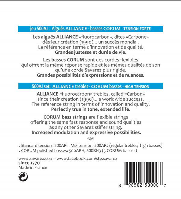 Savarez corum alliance sales high tension 500aj