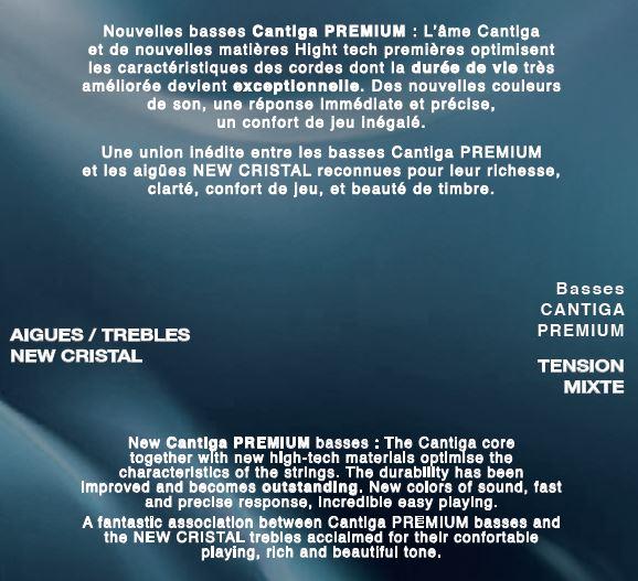 SAVAREZ New Cristal Cantiga Blue Premium 510MJP set voor klassieke