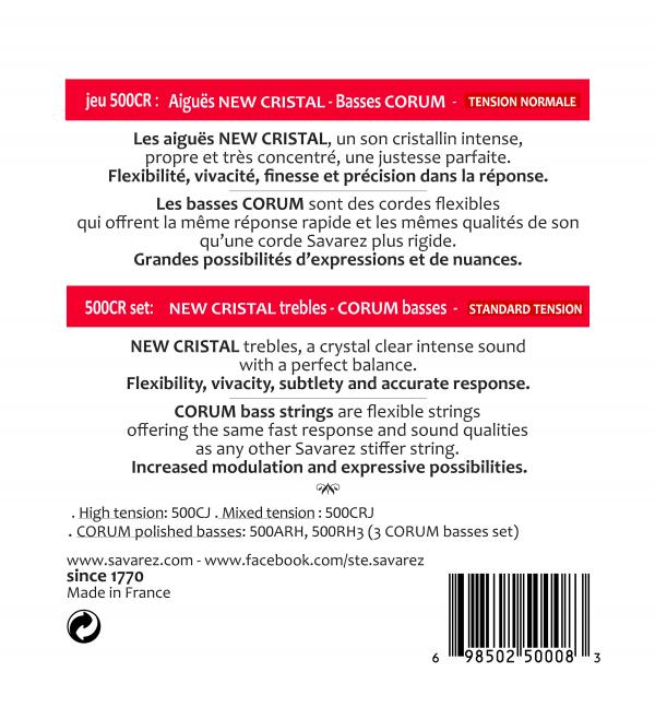 Savarez cristal corum deals high tension 500cj